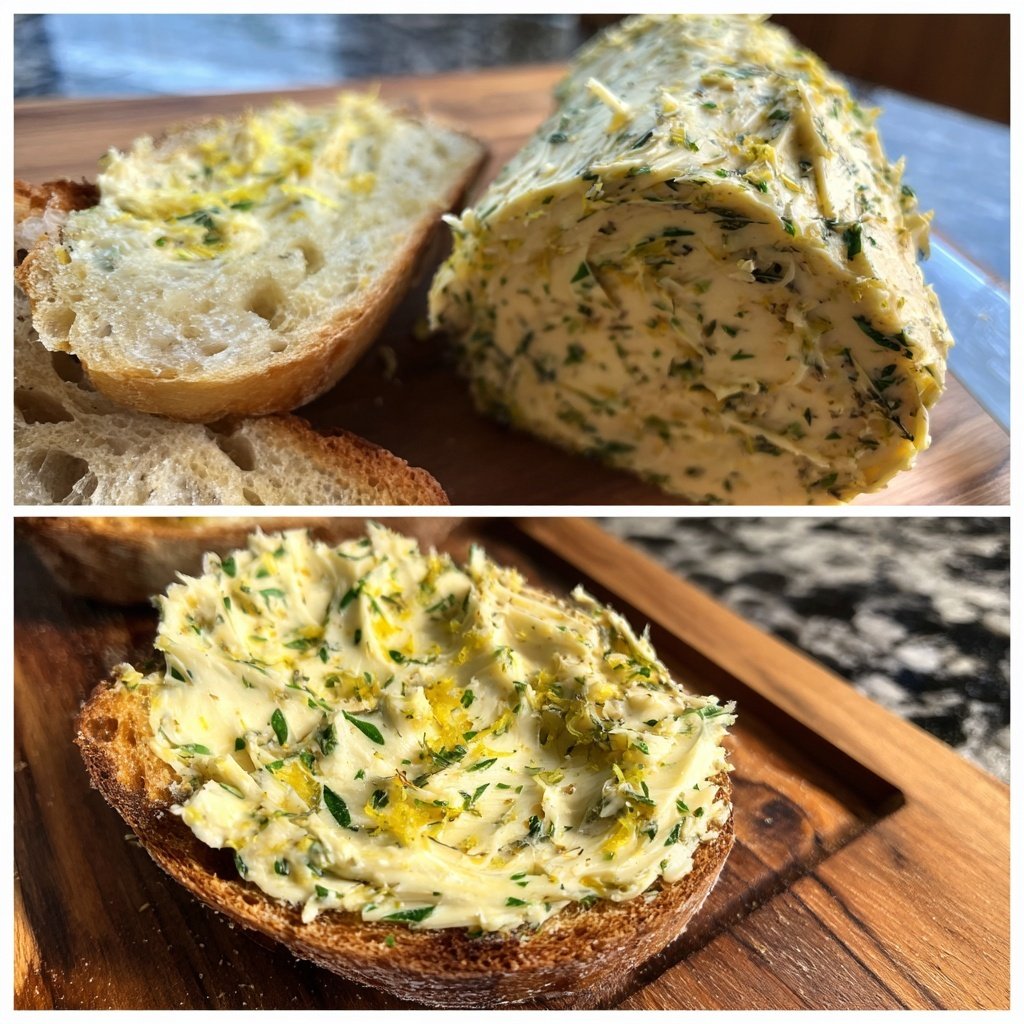 Kräuterbutter Mit Zitronenschale