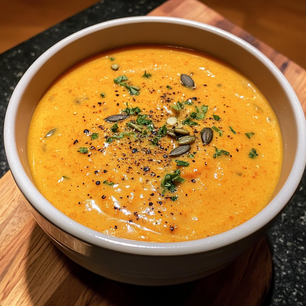 Kürbissuppe sämig mild