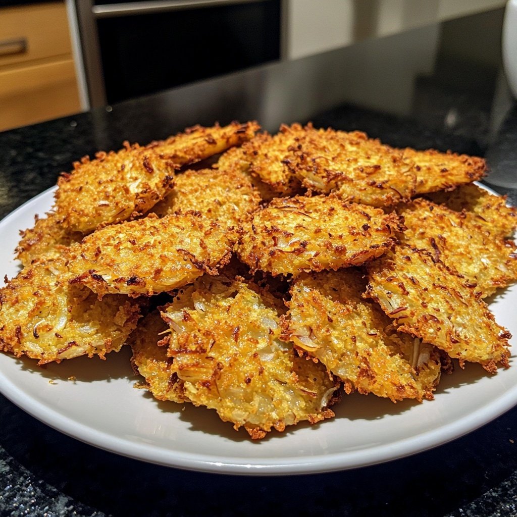 Kartelstampf mit karamellisierten Zwiebeln