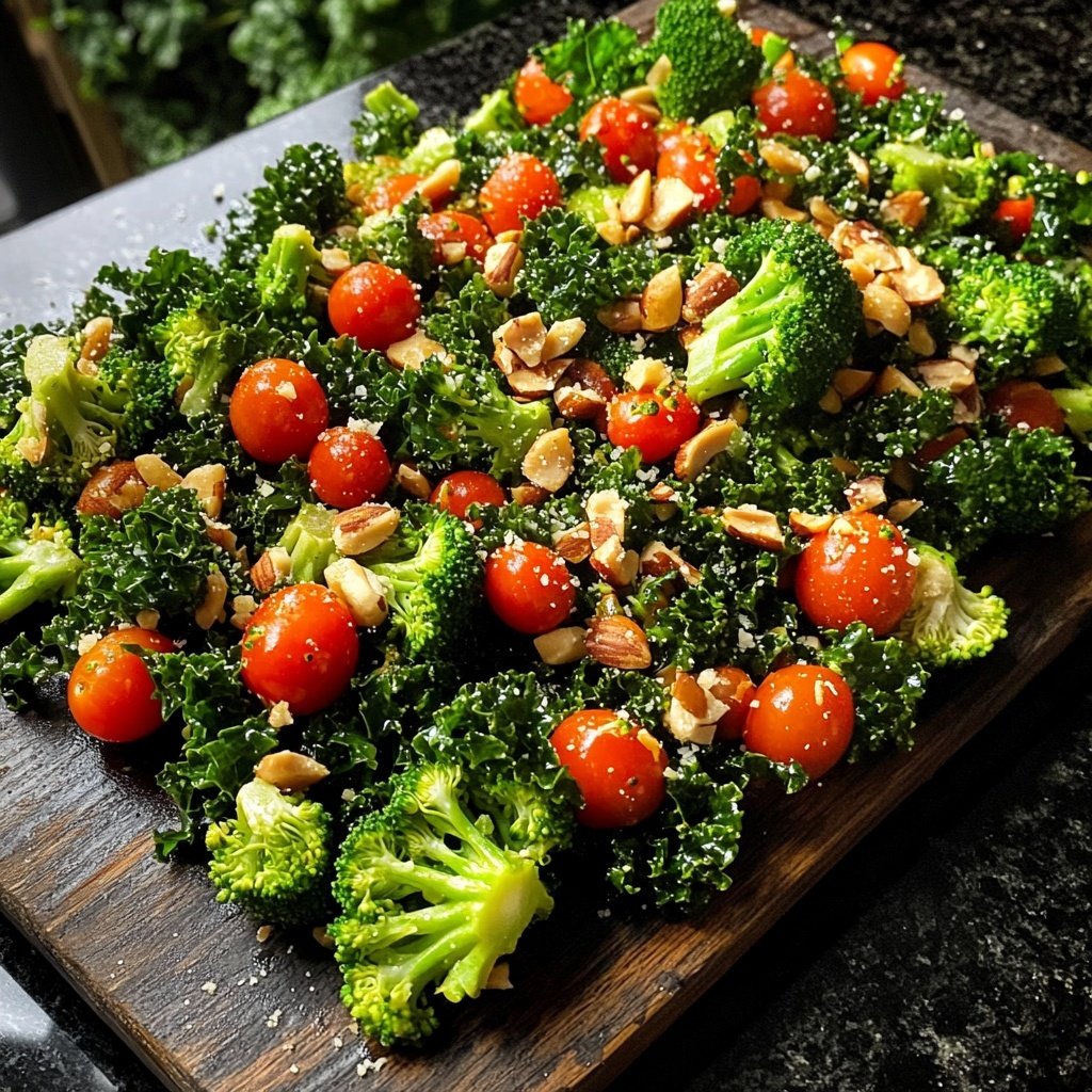 Brokkoli-Grünkohl-Salat