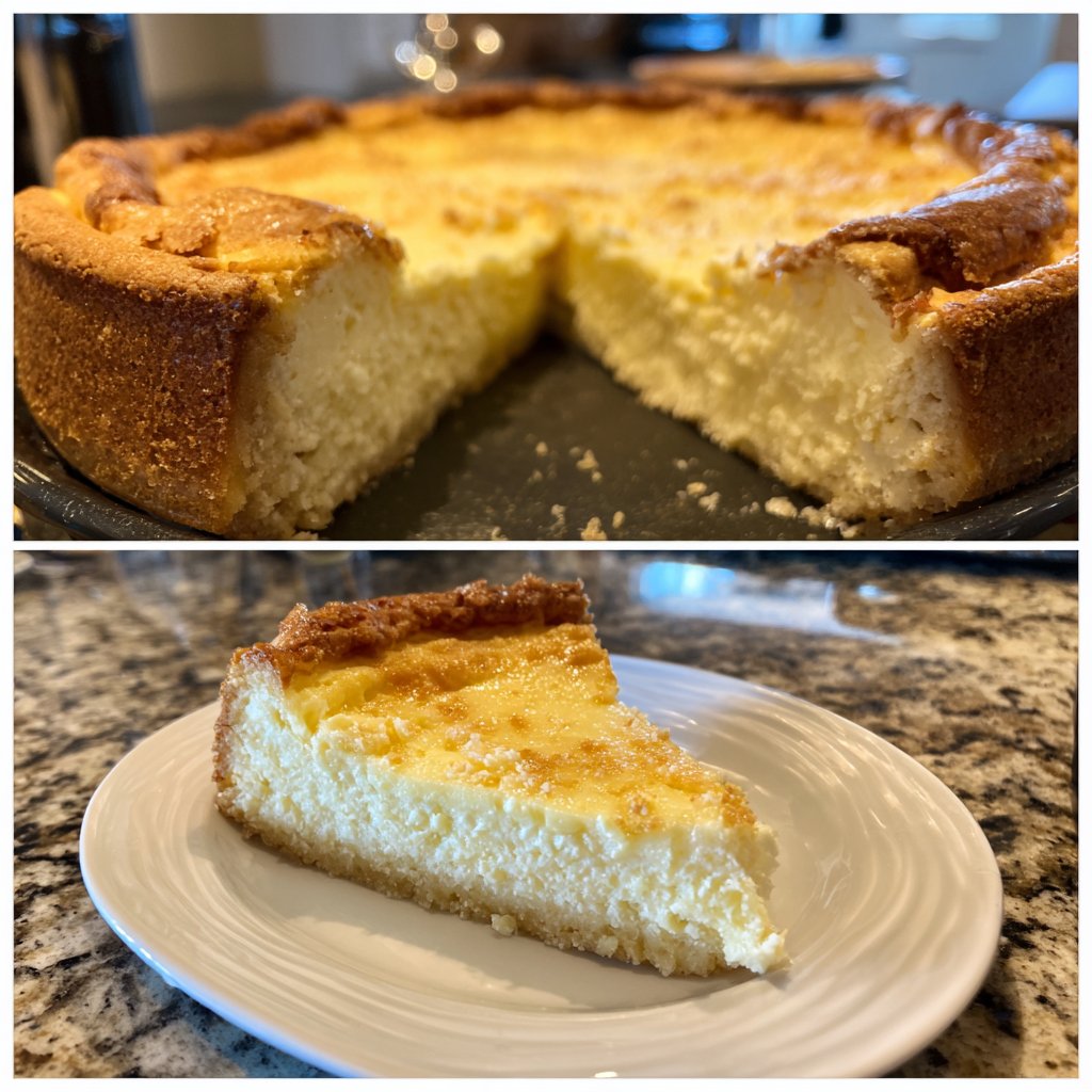 Käsekuchen ohne Boden und ohne Zucker