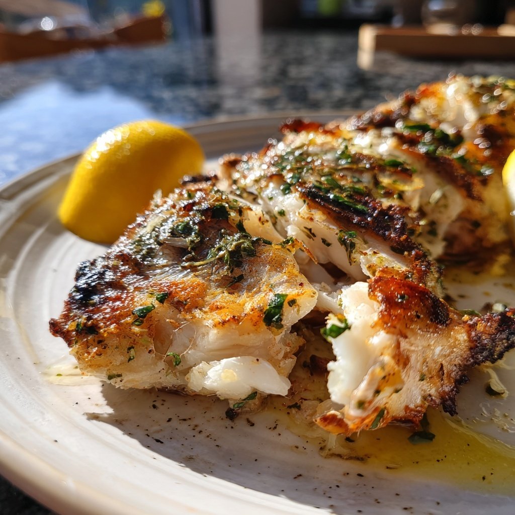 Gesund & Leicht Zitronen-Gegrillter Fisch