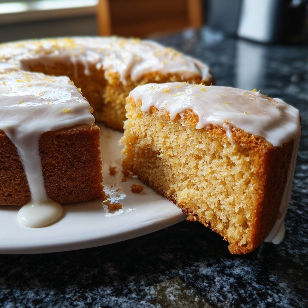 Zitronenkuchen mit Frischkäse Frosting