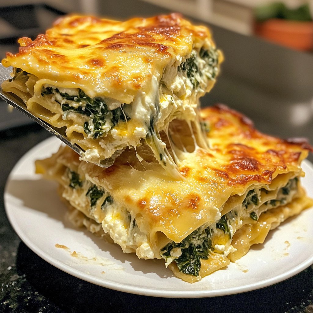 Lasagne mit Spinat und Ricotta