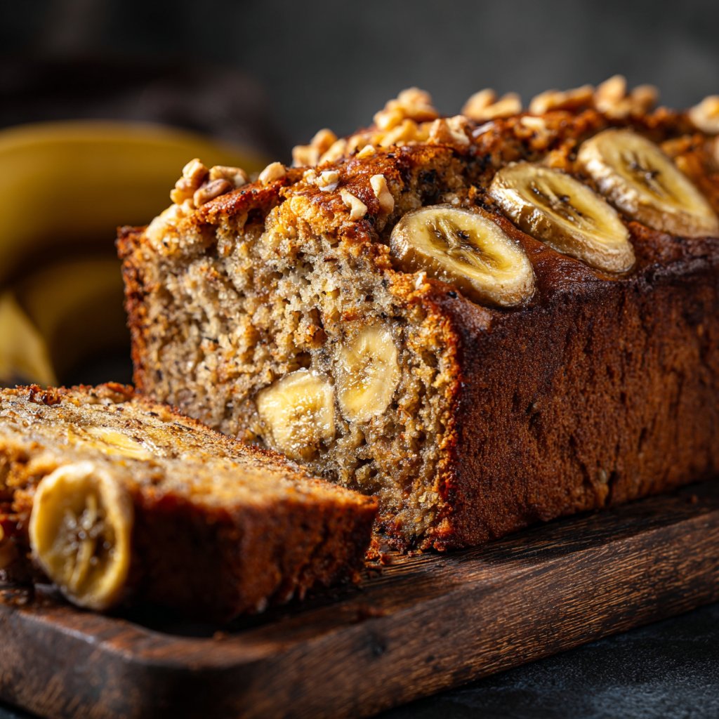 Bananenbrot ohne Zucker