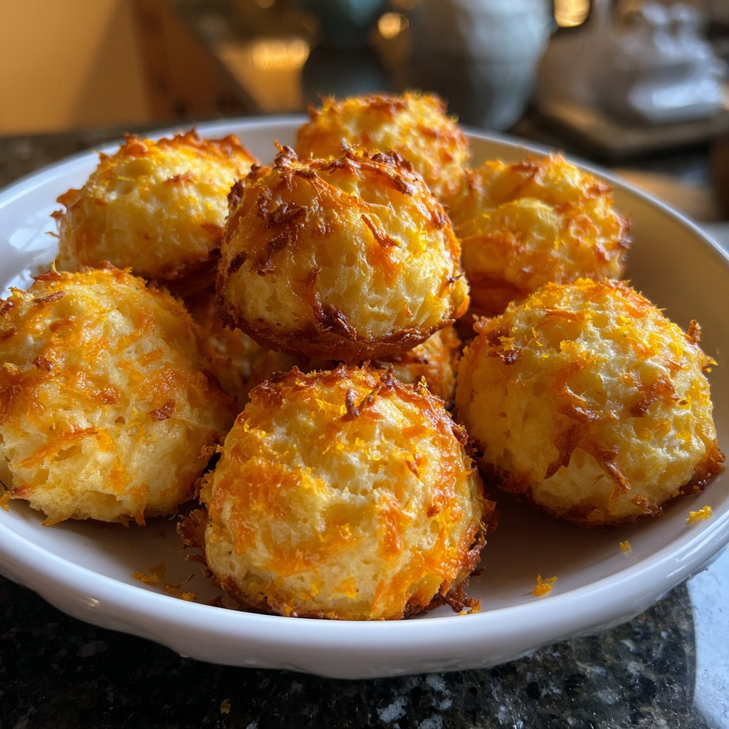 Quarkbällchen mit Orangenabrieb