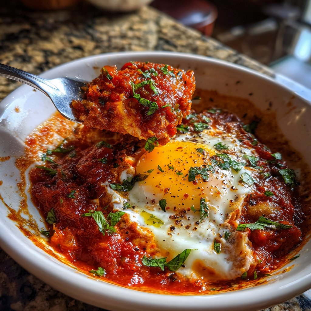 Shakshuka mit Zwiebeln