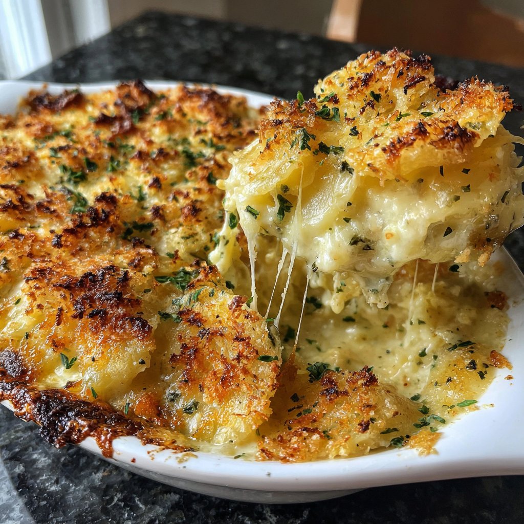 Kartoffelgratin mit Sahne